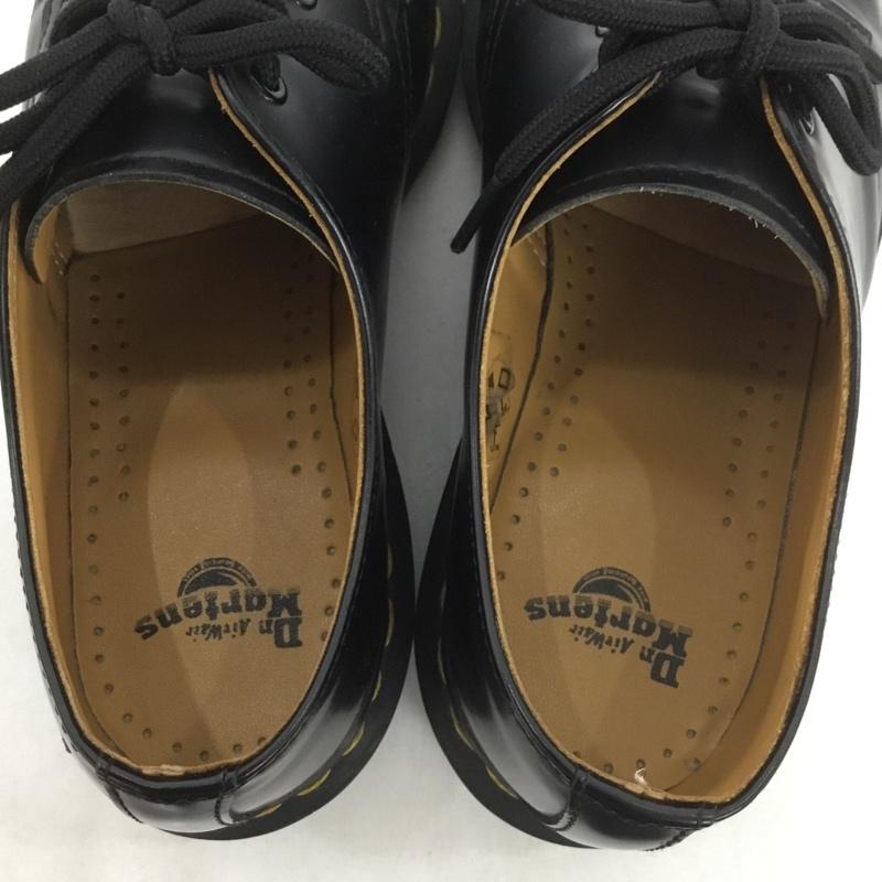 ドクターマーチン Dr.Martens 革靴 革靴 1461 59 3ホール UK5 US：6 無地 黒 / ブラック /  レディース USED 古着 中古 10139220