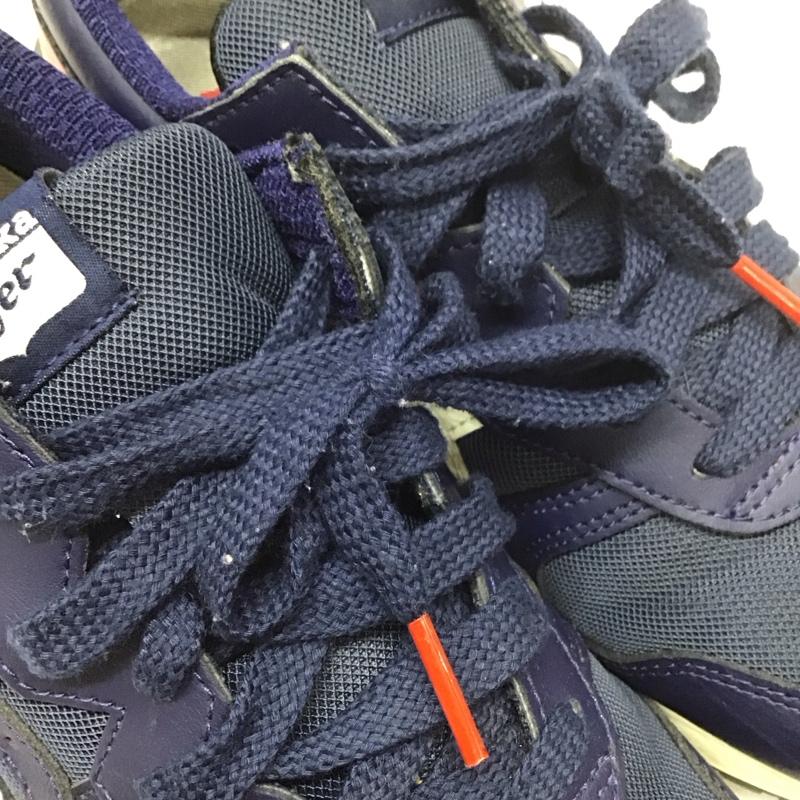オニツカタイガー ONITSUKA TIGER スニーカー スニーカー D8J0Q TIGER ALLY 27.5cm 箱有 27.5cm ロゴ、文字 紺 / ネイビー / X 赤 / レッド / X 白 / ホワイト /  メンズ USED 古着 中古 10113423