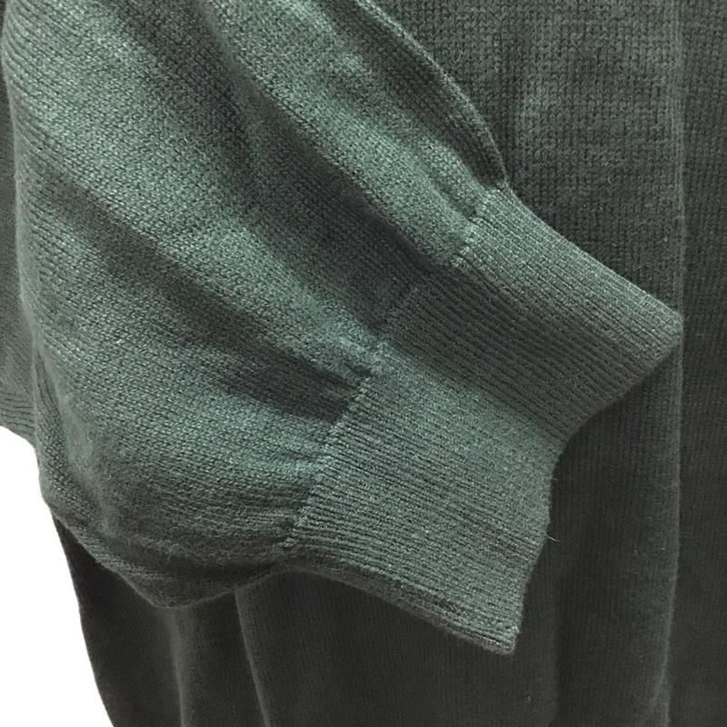 ブルックスブラザーズ BROOKS BROTHERS ニット、セーター 長袖 Vネック コットン M 無地 緑 / グリーン /  メンズ USED 古着 中古 10111589