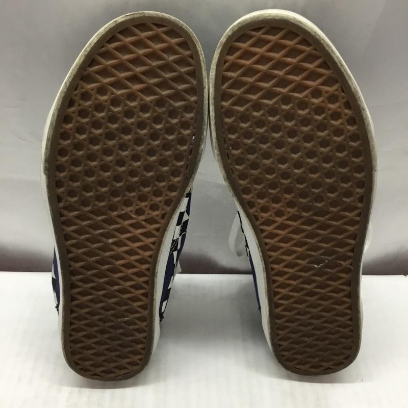 バンズ VANS スニーカー スニーカー 500714 OLD SKOOL 27cm 27.0cm チェック 紺 / ネイビー / X 白 / ホワイト /  メンズ USED 古着 中古 10113952