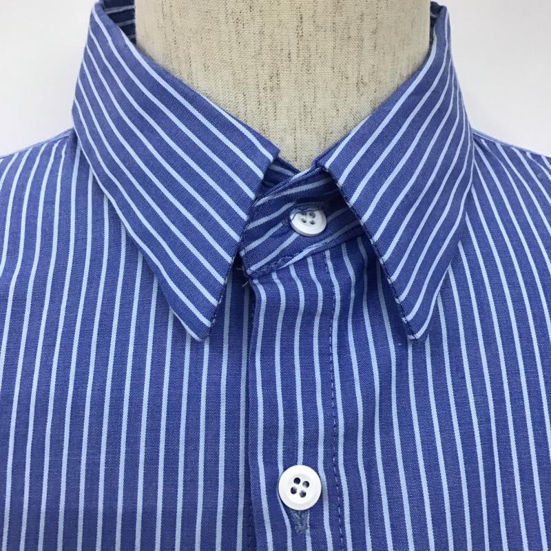 古着 USED シャツ、ブラウス 半袖 UniFirst ストライプ 水色 / ライトブルー /  メンズ USED 古着 中古 10108017