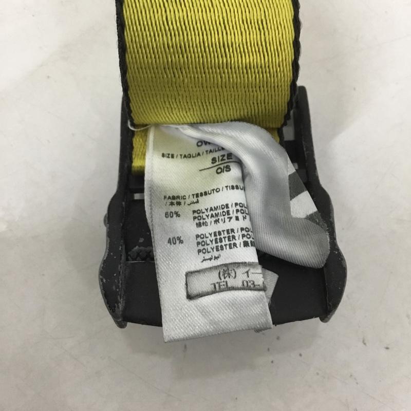 オフホワイト Off-White ベルト・バックル ベルト OWRB009E17223126 ロゴ、文字 黄 / イエロー /  メンズ USED 古着 中古 10141632