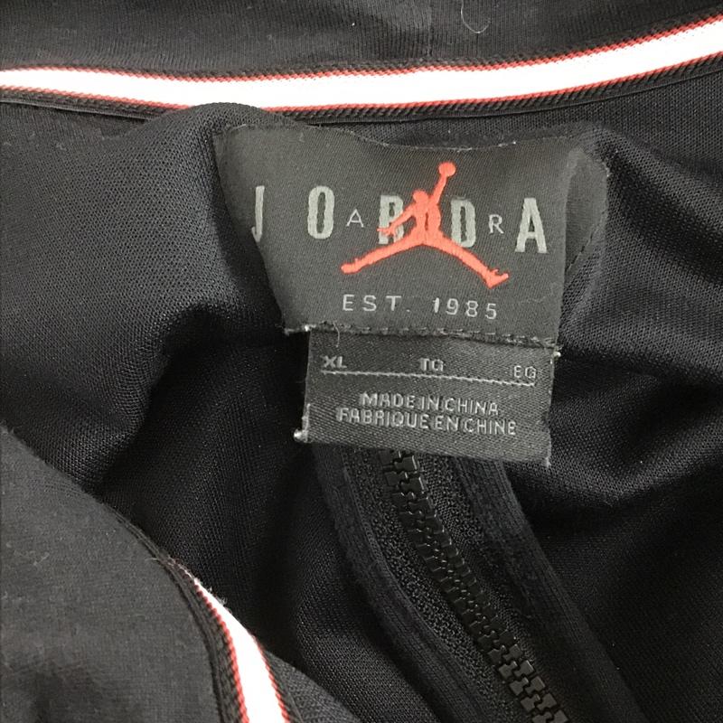 エアジョーダン AIR JORDAN パーカー 長袖 ジップパーカー DJ0885-010 ワームアップ ジャケット XL 無地 黒 / ブラック /  メンズ USED 古着 中古 10106001