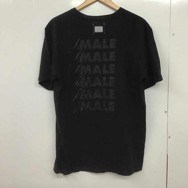 タカヒロ ミヤシタ ザ ソロイスト TAKAHIRO MIYASHITA The SoloIst. Tシャツ 半袖 半袖カットソー プリントTシャツ クルーネックカットソー tangtang L ロゴ、文字 黒 / ブラック /  メンズ USED 古着 中古 10148023