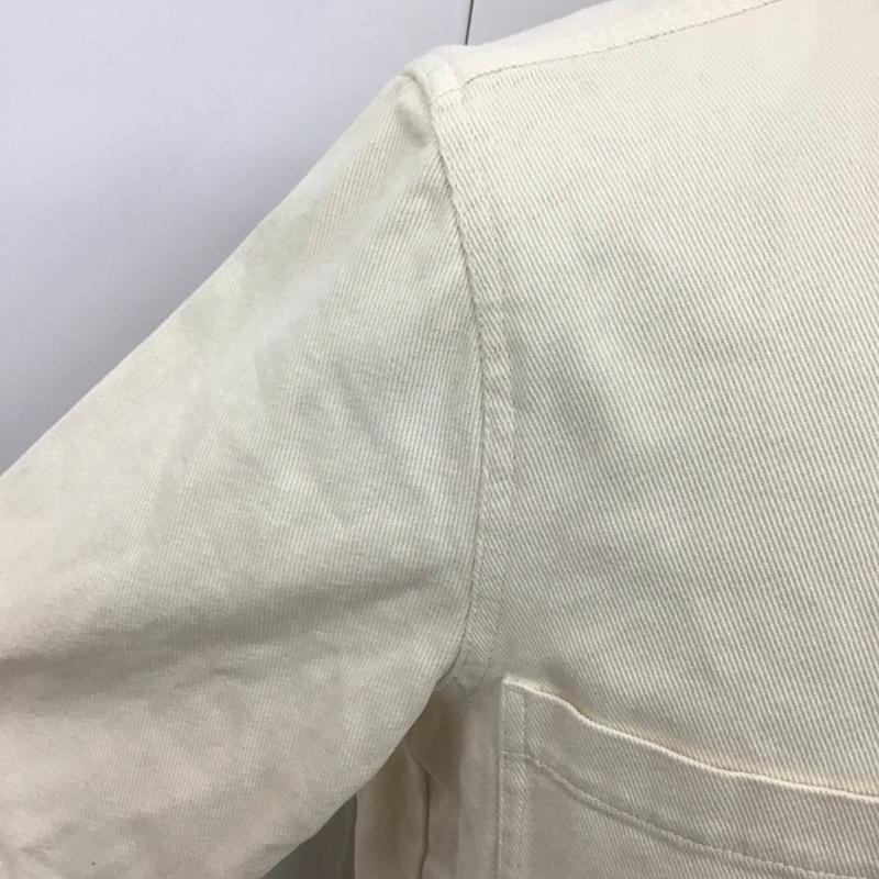 ザラ ZARA シャツ、ブラウス 長袖 長袖シャツ カラーシャツ プリントシャツカットソー アウター S プリント オフホワイト / オフホワイト /  メンズ USED 古着 中古 10107232