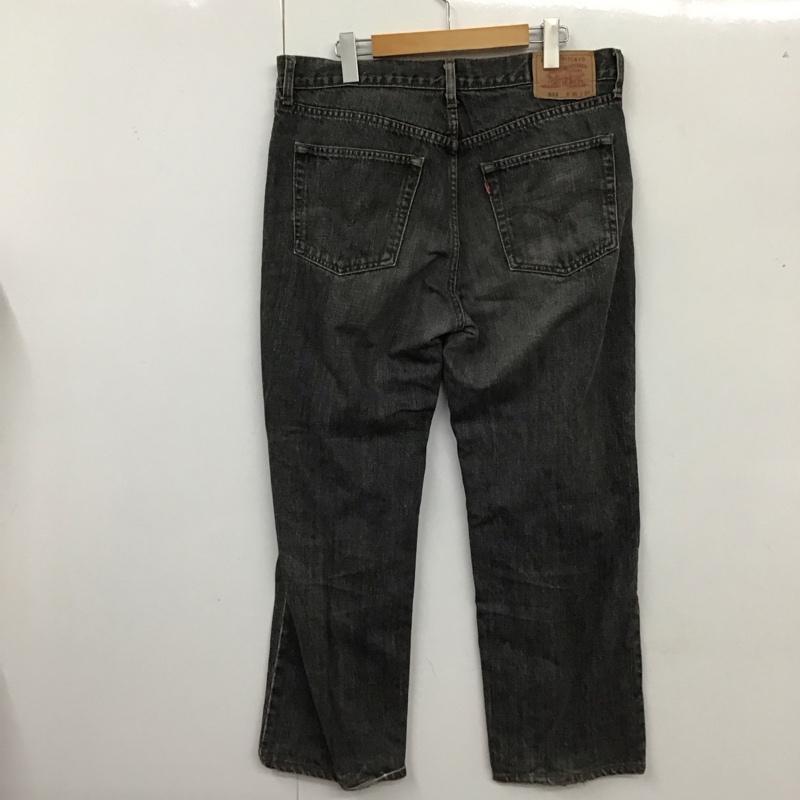 リーバイス Levi s パンツ デニム、ジーンズ 533 W36 L32 36インチ 無地 黒 / ブラック /  メンズ USED 古着 中古 10114336