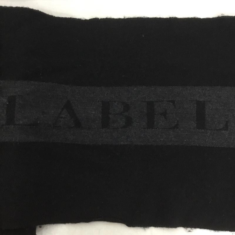 バーバリーブラックレーベル BURBERRY BLACK LABEL マフラー マフラー ロゴ、文字 黒 / ブラック /  メンズ USED 古着 中古 10138547
