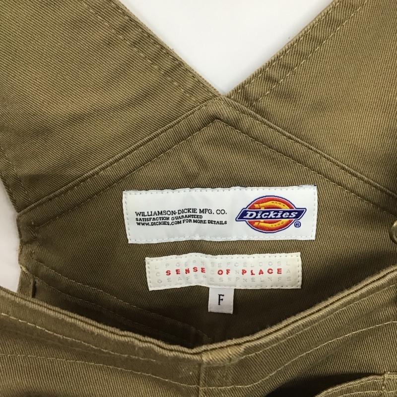 ディッキーズ Dickies サロペット・オーバーオール サロペット、オーバーオール オーバーオール つなぎ オールインワン senseofplace FREE 無地 ベージュ / ベージュ /  レディース USED 古着 中古 10149098