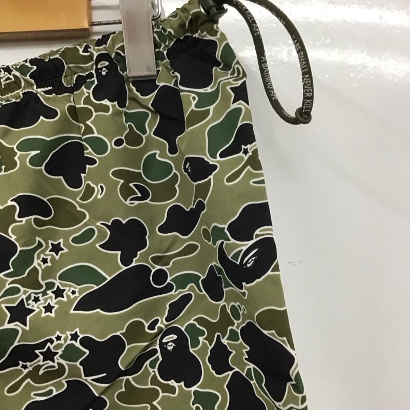 アベイシングエイプ A BATHING APE パンツ ショートパンツ ハーフパンツ ショートパンツ カジュアルパンツ L プリント マルチカラー / マルチカラー /  メンズ USED 古着 中古 10139519