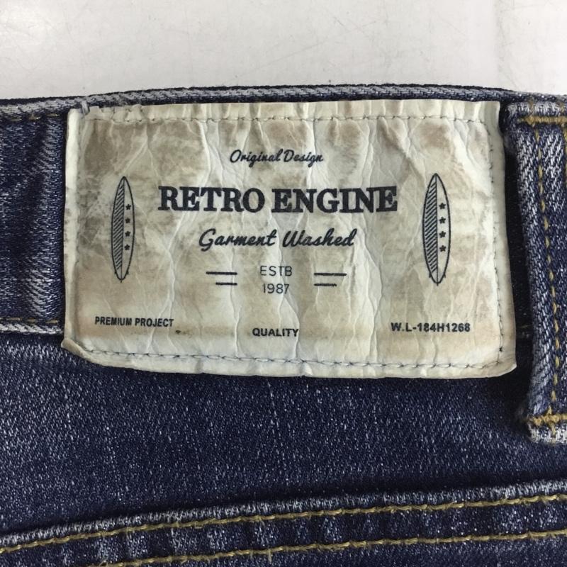 古着 USED パンツ デニム、ジーンズ Retro Engine L 無地 インディゴ / インディゴ /  メンズ USED 古着 中古 10150664