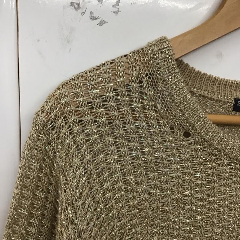 マルティニーク martinique ニット、セーター 長袖 無地 ベージュ / ベージュ /  レディース USED 古着 中古 10129279