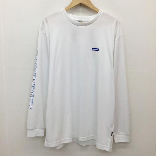 リベレイダース Liberaiders カットソー 長袖 L ロゴ、文字 白 / ホワイト /  メンズ USED 古着 中古 10139206