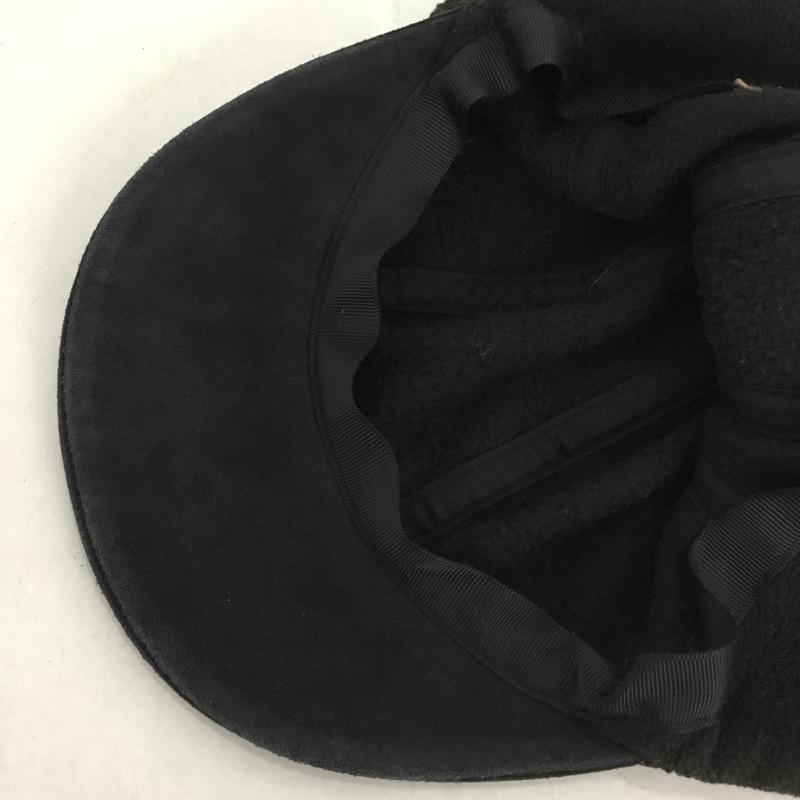 エンダースキーマ Hender Scheme 帽子 キャップ fleece ear cap フリース 耳当て 無地 黒 / ブラック /  メンズ USED 古着 中古 10144358
