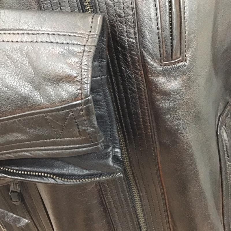 ハーレーダビッドソン Harley-Davidson ジャケット、上着 ジャンパー、ブルゾン レザージャケット ジップアップジャケット ジャンパー アウター 古着 ヴィンテージ XXL 無地 茶 / ブラウン /  メンズ USED 古着 中古 10106774