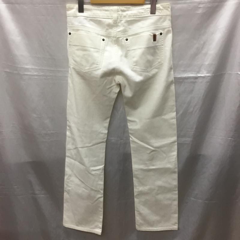 ノティファイ NOTIFY パンツ デニム、ジーンズ デニムパンツ ストレートパンツ ワイドパンツ カジュアルパンツ 30インチ 無地 白 / ホワイト /  メンズ USED 古着 中古 10115759