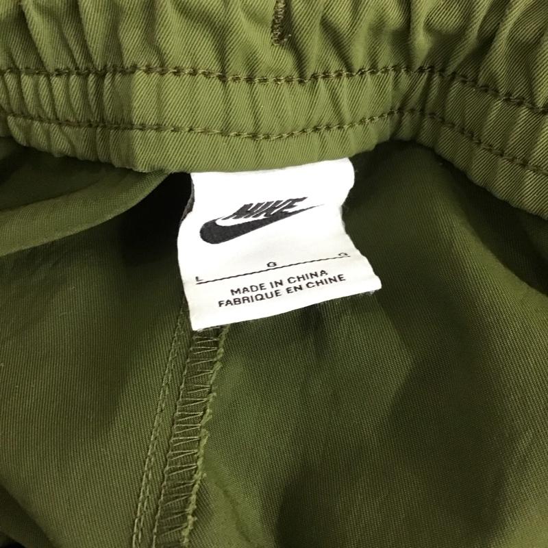ナイキ NIKE パンツ ワークパンツ、ペインターパンツ ワイドパンツ カジュアルパンツ ワークパンツ スポーツウェア L 無地 カーキ / カーキ /  メンズ USED 古着 中古 10138605