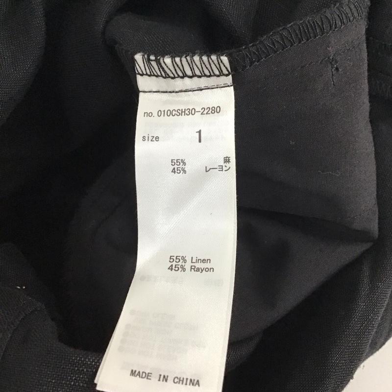 マウジー MOUSSY サロペット・オーバーオール サロペット、オーバーオール 010csh30-2280 buttonupallinone オールインワン 1 無地 黒 / ブラック /  レディース USED 古着 中古 10135177
