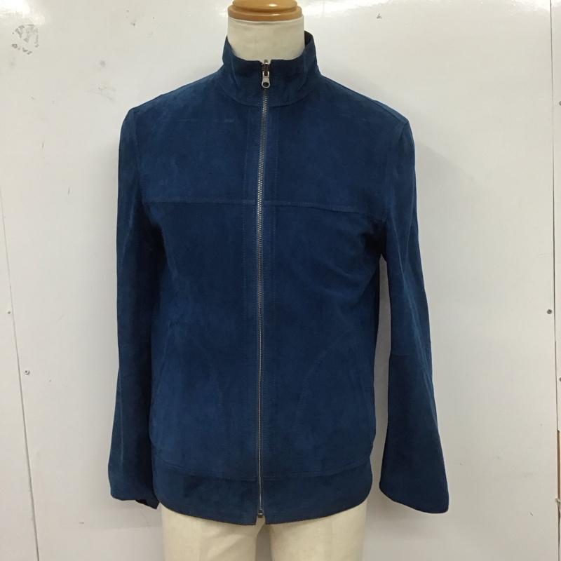 古着 USED ジャケット、上着 ジャケット、ブレザー シングルライダースジャケット ジップアップジャケット アウター リバーシブル XS 無地 青 / ブルー /  メンズ USED 古着 中古 10124590