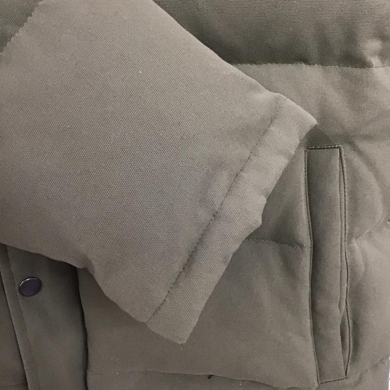 パタゴニア patagonia ジャケット、上着 ジャンパー、ブルゾン 28321fa14 ダウンジャケット アウター M ロゴ、文字 カーキ / カーキ /  メンズ USED 古着 中古 10147532