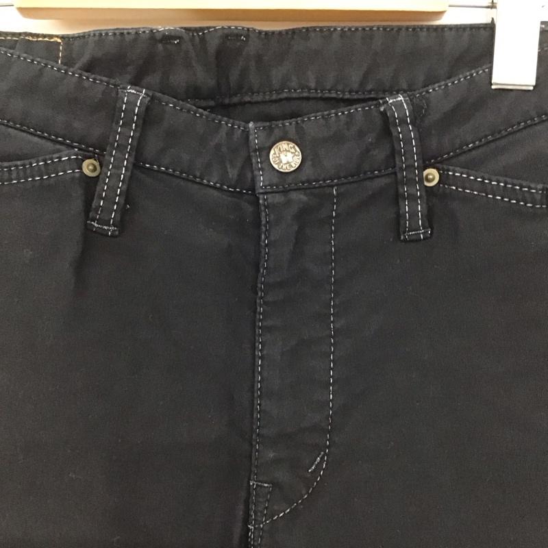 ハリウッドランチマーケット H.R MARKET パンツ デニム、ジーンズ スリムパンツ ストレッチパンツ カジュアルパンツ 31インチ 無地 黒 / ブラック /  メンズ USED 古着 中古 10146712