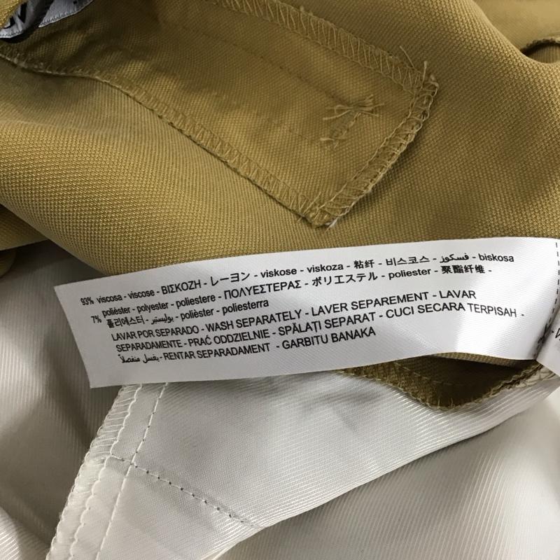 ザラ ZARA パンツ スラックス 2753 222 510 ワイドパンツ タグ付き M 無地 マスタード / マスタード /  レディース USED 古着 中古 10113010