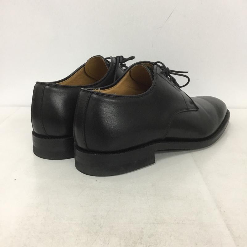 リーガル REGAL 革靴 革靴 JU17 ビジネスシューズ プレーントゥ 25 25.0cm 無地 黒 / ブラック /  メンズ USED 古着 中古 10140788