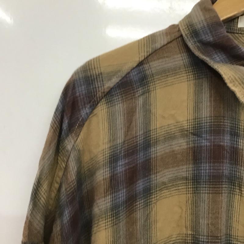 マウジー MOUSSY シャツ、ブラウス 長袖 010dab30-6020 CHECK LONG GOWN SHIRT FREE チェック マルチカラー / マルチカラー /  レディース USED 古着 中古 10142998