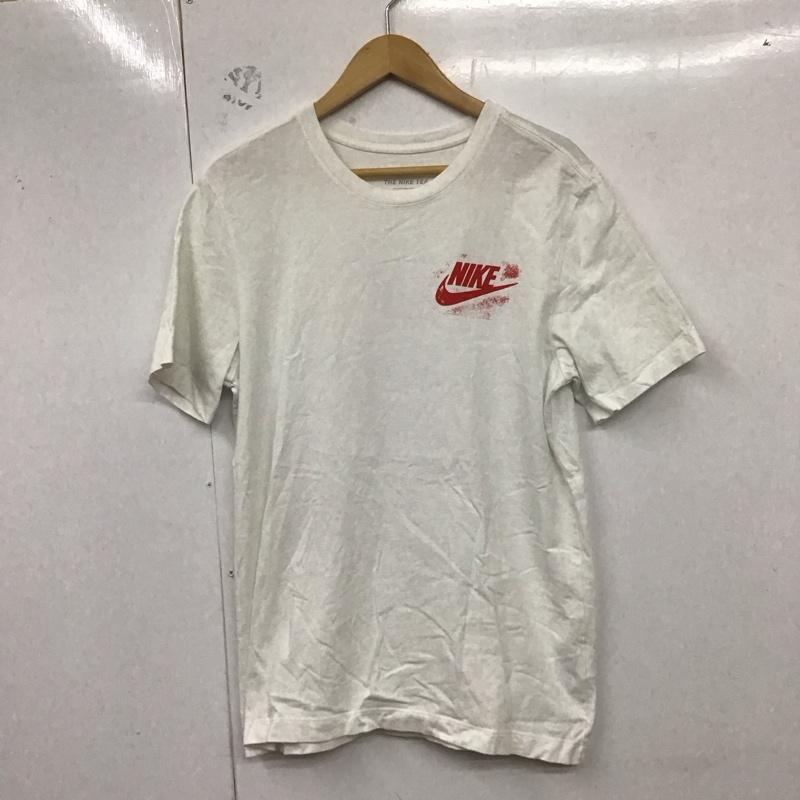 ナイキ NIKE Tシャツ 半袖 bq0246-100 リミックス3Tシャツ 半袖カットソー プリントTシャツ L ロゴ、文字 白 / ホワイト /  メンズ USED 古着 中古 10128725