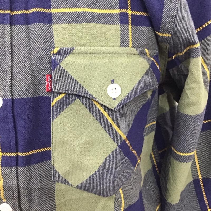 リーバイス Levi s シャツ、ブラウス 長袖 M チェック マルチカラー / マルチカラー /  メンズ USED 古着 中古 10119740