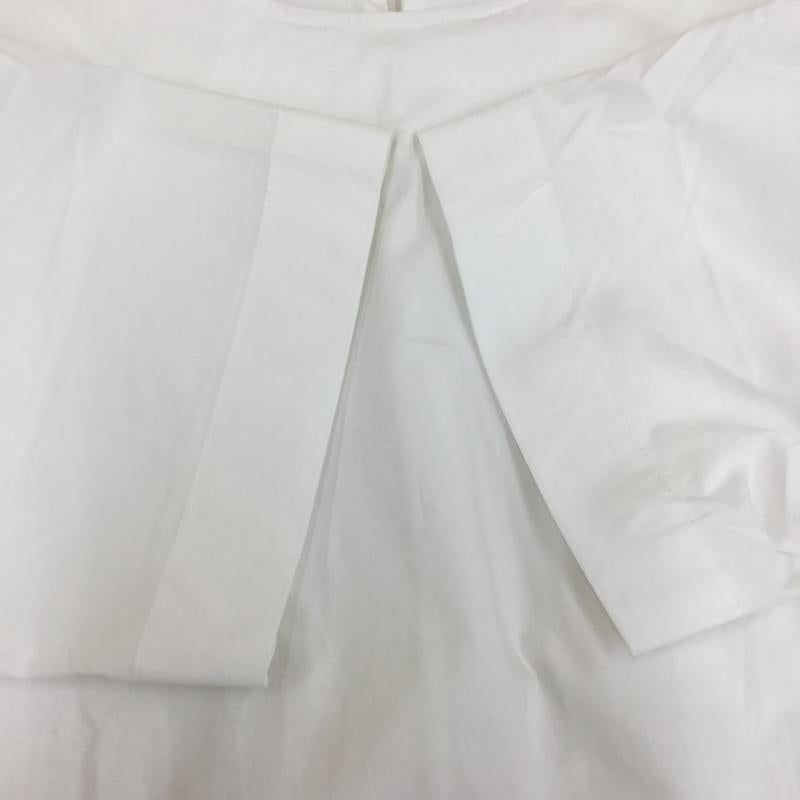 マックスアンドコー MAX&CO カットソー 半袖 48 無地 白 / ホワイト /  レディース USED 古着 中古 10134396