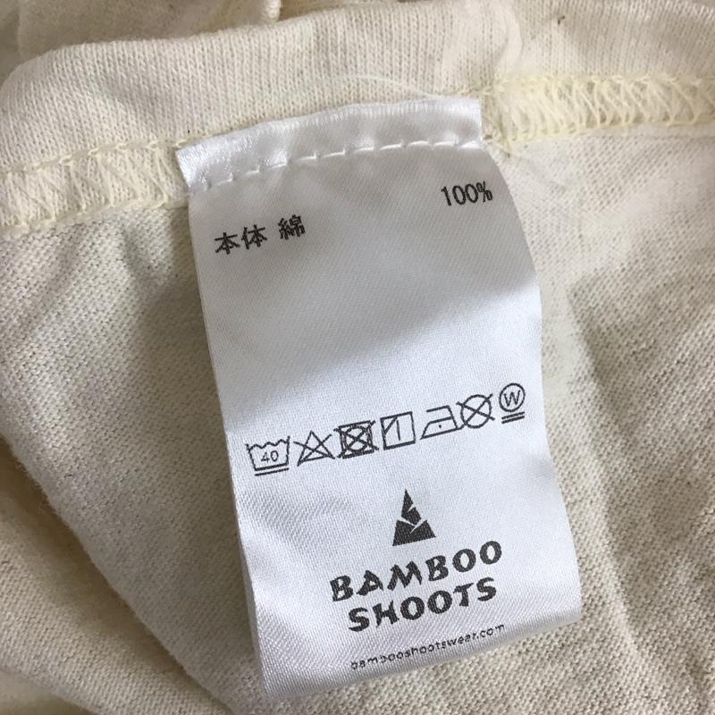 バンブーシュート BAMBOO SHOOTS カットソー 長袖 長袖カットソー クルーネックカットソー ロングスリーブカットソー プリントTシャツ XL プリント ベージュ / ベージュ /  メンズ USED 古着 中古 10114686