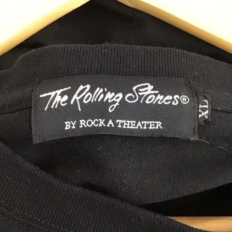 古着 USED Tシャツ 半袖 The Rolling Stones By Rock A Theater Rockin Jelly Bean Erostika XL プリント 黒 / ブラック /  メンズ USED 古着 中古 10130116