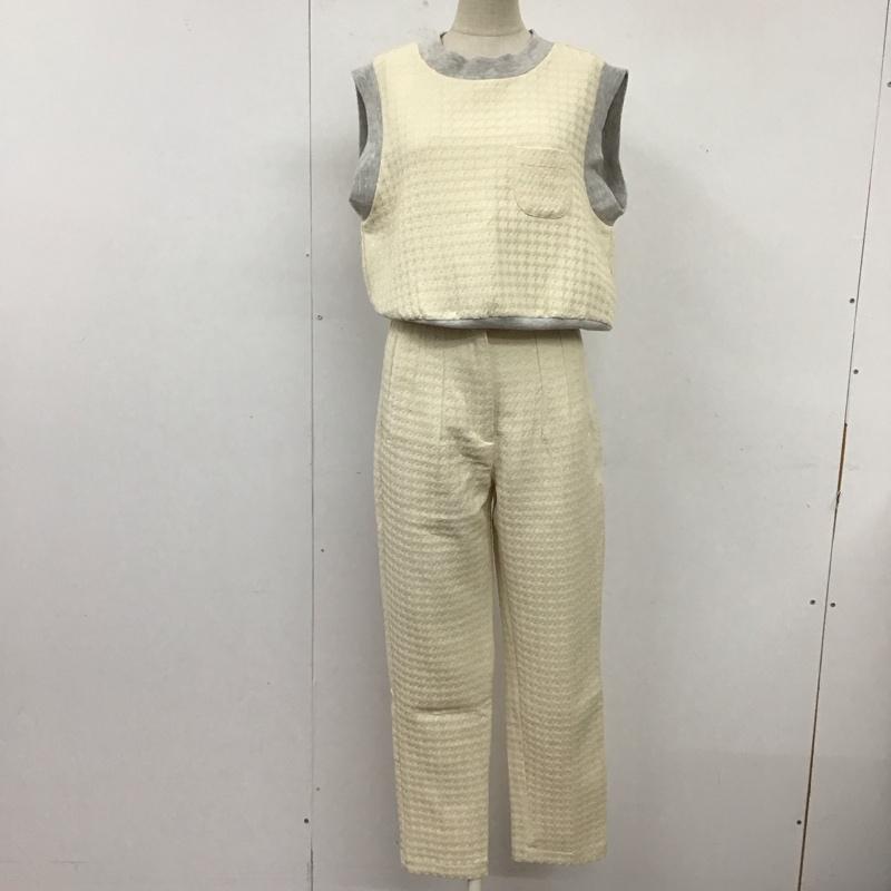 ザラ ZARA セットアップ セットアップ S  灰 / グレー / X アイボリー / アイボリー /  レディース USED 古着 中古 10121200
