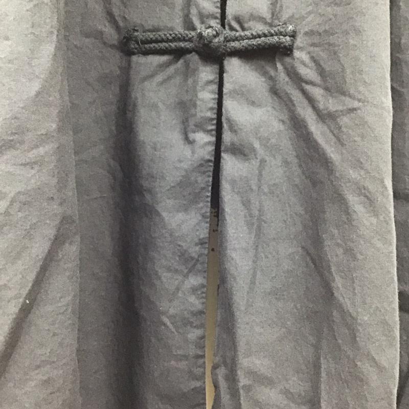 メルロー merlot ワンピース ロングスカート チャイナボタン 半袖 無地 黒 / ブラック /  レディース USED 古着 中古 10118357
