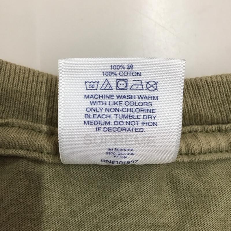 シュプリーム Supreme Tシャツ 半袖 半袖カットソー プリントTシャツ クルーネックカットソー M プリント カーキ / カーキ /  メンズ USED 古着 中古 10120535