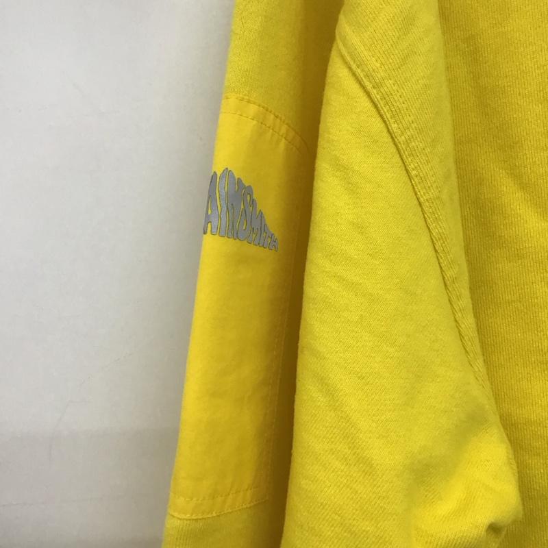 マウンテン スミス MOUNTAIN SMITH トレーナー 長袖 ms0-000-200016 長袖トレーナー クルーネックスウェット M ロゴ、文字 黄 / イエロー /  メンズ USED 古着 中古 10141481