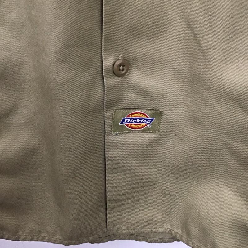 ディッキーズ Dickies シャツ、ブラウス 半袖 半袖シャツ 無地シャツ ポケットシャツ XXL 無地 ベージュ / ベージュ /  メンズ USED 古着 中古 10139891