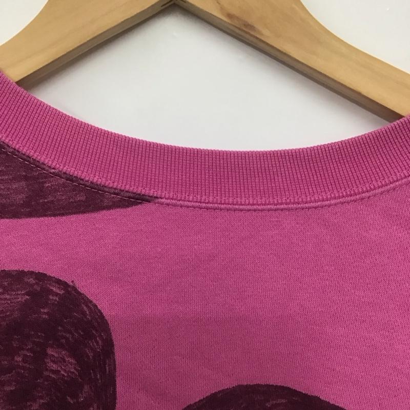 ナイキ NIKE トレーナー 長袖 cj2053-691 総柄スウェット 長袖トレーナー M ロゴ、文字 桃 / ピンク /  レディース USED 古着 中古 10142651