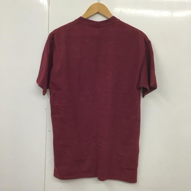 古着 USED Tシャツ 半袖 半袖カットソー プリントTシャツ クルーネックカットソー ディズニー プリント えんじ / ワインレッド /  メンズ USED 古着 中古 10131161