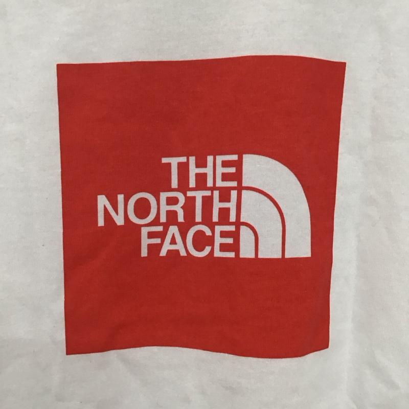 ザノースフェイス THE NORTH FACE Tシャツ 半袖 NTJ32252 ショートスリーブカラードスクエアロゴティー キッズ 150cm 150cm ロゴ、文字 白 / ホワイト /  ボーイズ USED 古着 中古 10118095