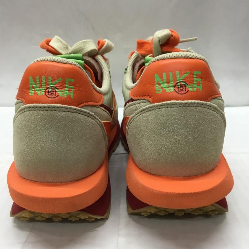 ナイキ NIKE スニーカー スニーカー DH1347 100 LD WAFFLE SACAI CLOT 27.5cm 箱有 27.5cm ロゴ、文字 ベージュ / ベージュ / X 橙 / オレンジ / X ボルドー / ボルドー / X 薄緑 / ライトグリーン /  メンズ USED 古着 中古 10109553