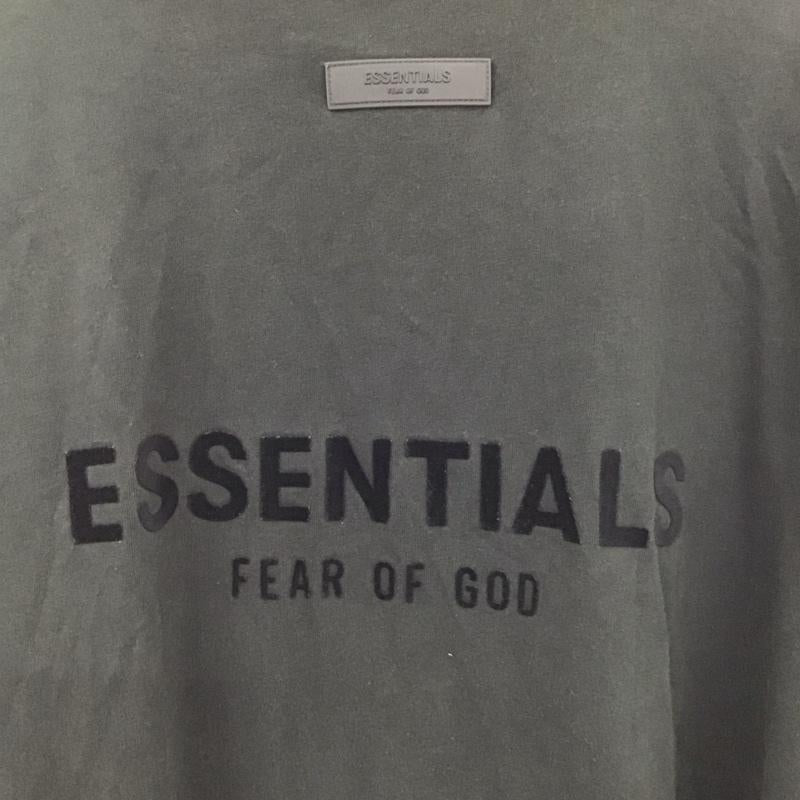 エッセンシャルズ ESSENTIALS Tシャツ 半袖 L ロゴ、文字 黒 / ブラック /  メンズ USED 古着 中古 10134906