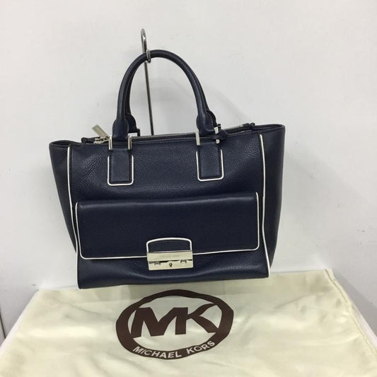 マイケルコース MICHAEL KORS トートバッグ トートバッグ 30S4SRYS3L ショルダー 2WAY 無地 紺 / ネイビー /  レディース USED 古着 中古 10128845