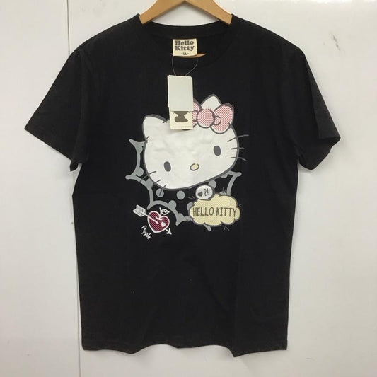 古着 USED Tシャツ 半袖 ハローキティ LL プリント X キャラクター 黒 / ブラック /  レディース USED 古着 中古 10147686
