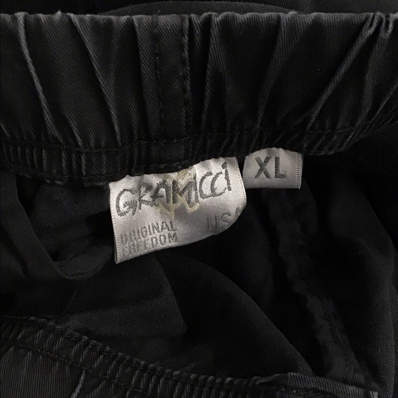 グラミチ GRAMICCI パンツ ワークパンツ、ペインターパンツ 0816-fdj ストレッチニューナローパンツ ワークパンツ XL 無地 黒 / ブラック /  メンズ USED 古着 中古 10141398
