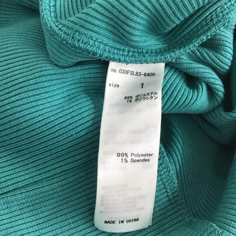 スライ SLY ワンピース ミニスカート 030FSL83-6400 COLLARED MINI ワンピース 1 無地 緑 / グリーン /  レディース USED 古着 中古 10140061
