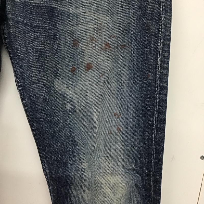 リーバイストラウスアンドコー Levi Strauss & co. パンツ デニム、ジーンズ デニムパンツ スリムパンツ カジュアルパンツ フレアパンツ 32インチ ダメージ加工 インディゴ / インディゴ /  メンズ USED 古着 中古 10135715