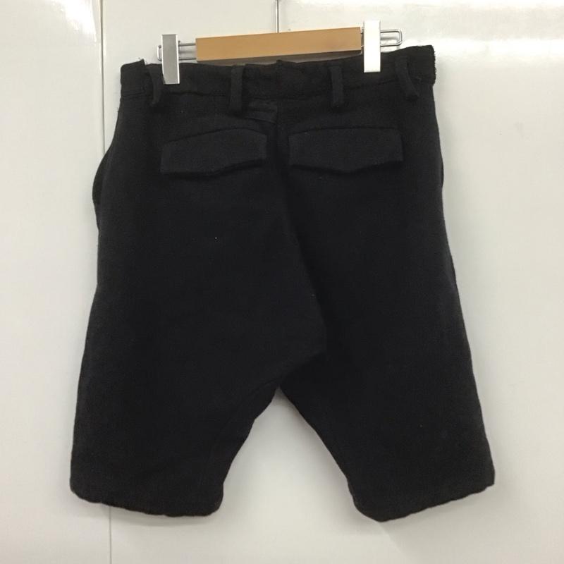 ラフシモンズ RAF SIMONS パンツ ショートパンツ ショートパンツ ハーフパンツ カジュアルパンツ 48 無地 黒 / ブラック /  メンズ USED 古着 中古 10106562