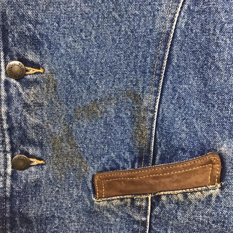 ラングラー Wrangler ベスト ベスト M 無地 インディゴ / インディゴ /  メンズ USED 古着 中古 10144660