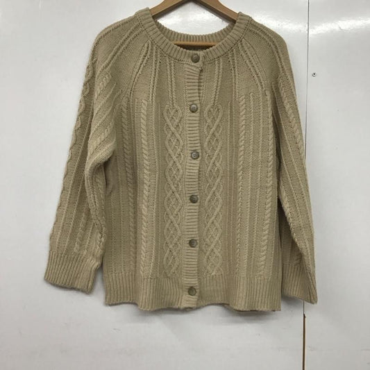 サマンサモスモス Samansa Mos2 カーディガン 長袖 1608082 ケーブル編み FREE  ベージュ / ベージュ /  レディース USED 古着 中古 10144145